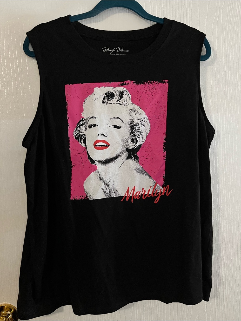 torrid Black Tank with Pink Marilyn Graphic